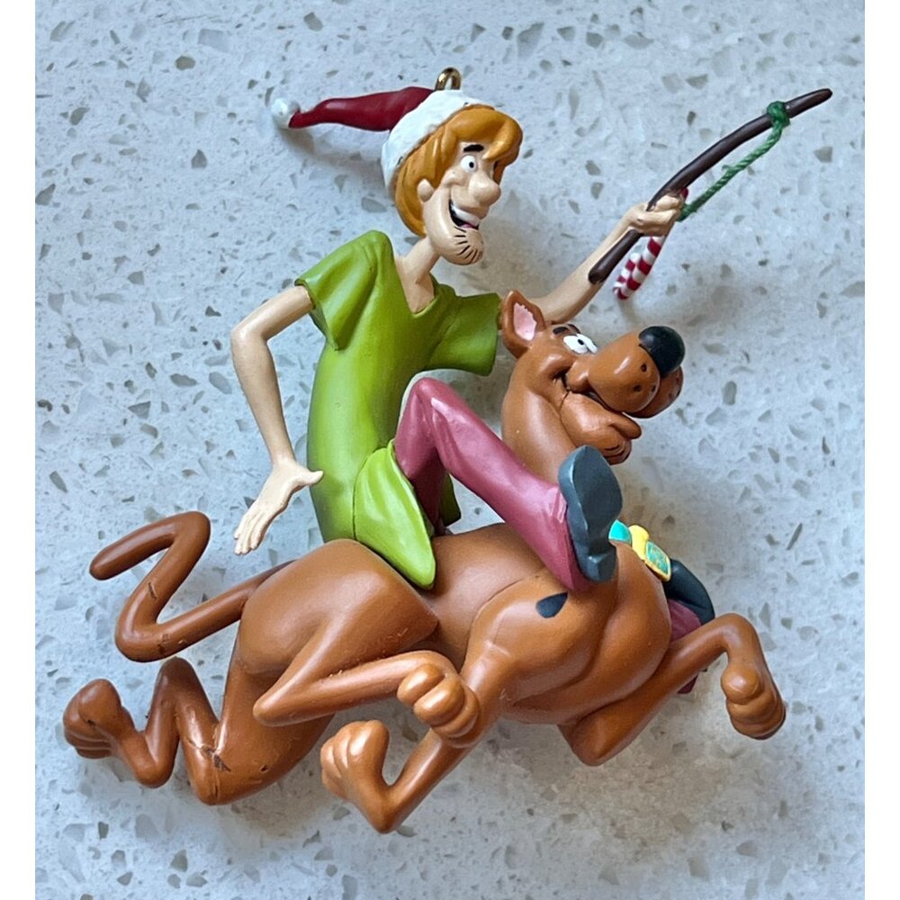 Hallmark 2000 Scooby-Doo & TM Warmer 2002 Shaggy Christmas Ornaments Lot of 2 - Picture 3 of 9